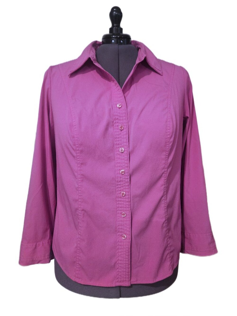 Lane Bryant Pink Button Front Shirt SZ 18/20